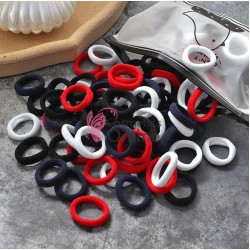 Elastice pentru codite Cod EL027BB, set 40 bucati Mixt